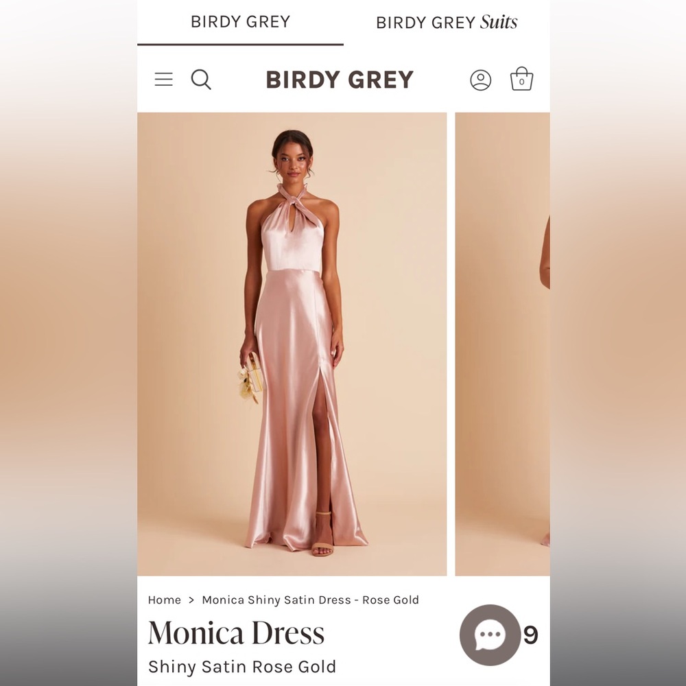Birdy Grey “Monica”  Halter Maxi Dress